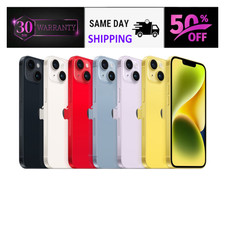 Apple iPhone 14 - 128 GB - Yellow (Unlocked) for sale online | eBay