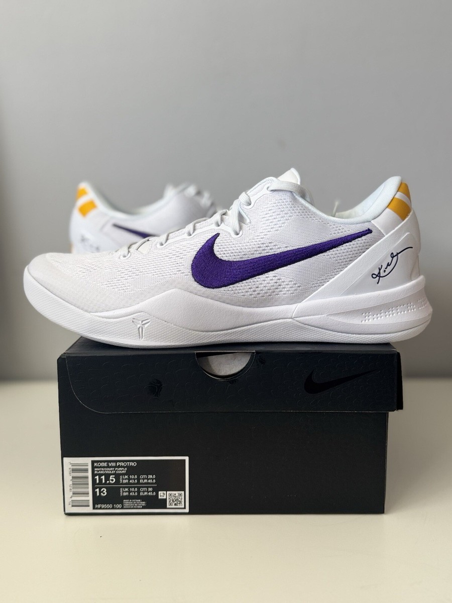 Nike Kobe 8 Protro 'Lakers Home' (HF9550-100) Men's Size 11.5