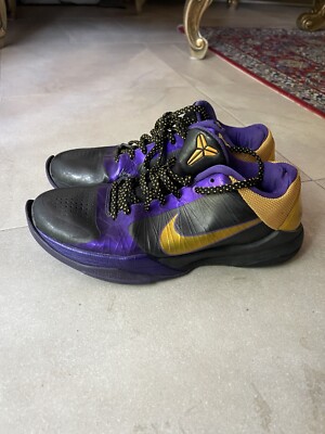 Nike Zoom Kobe 5 “Lakers Away” 386429-071 (RARE) | eBay