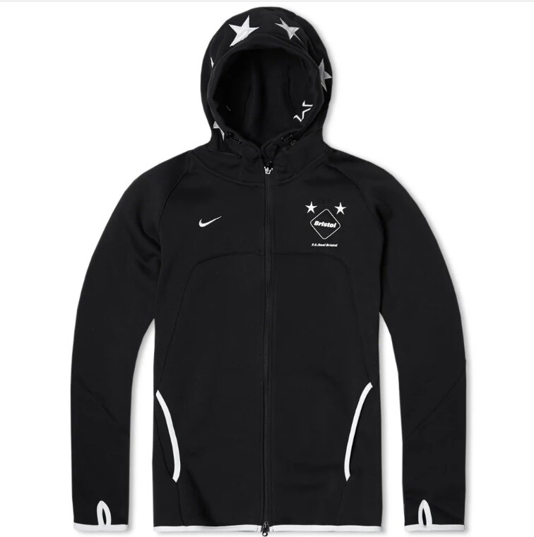 Nike F.C. Real Bristol x SOPHNET Sweat Zip Hoodie Black/White