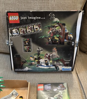 2001 LEGO STUDIOS JURASSIC PARK 1370 RAPTOR RUMBLE & 1371
