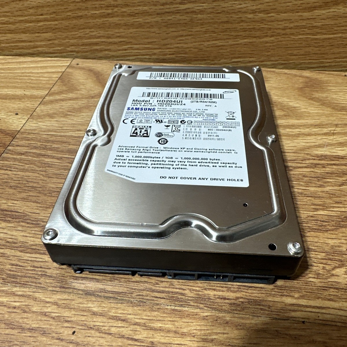 □ SAMSUNG □ HD204UI □ 2TB □ Samsung HD204UI 2TB Sata Hard