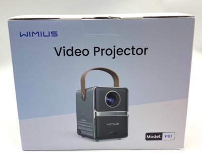 WIMIUS P61 Mini Portable Video Projector 1080P Supported 5G WiFi