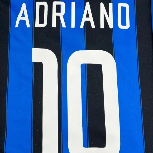 Adriano #10 Inter Milan 2003/2004 Home ORIGINAL Nike VTG Rare