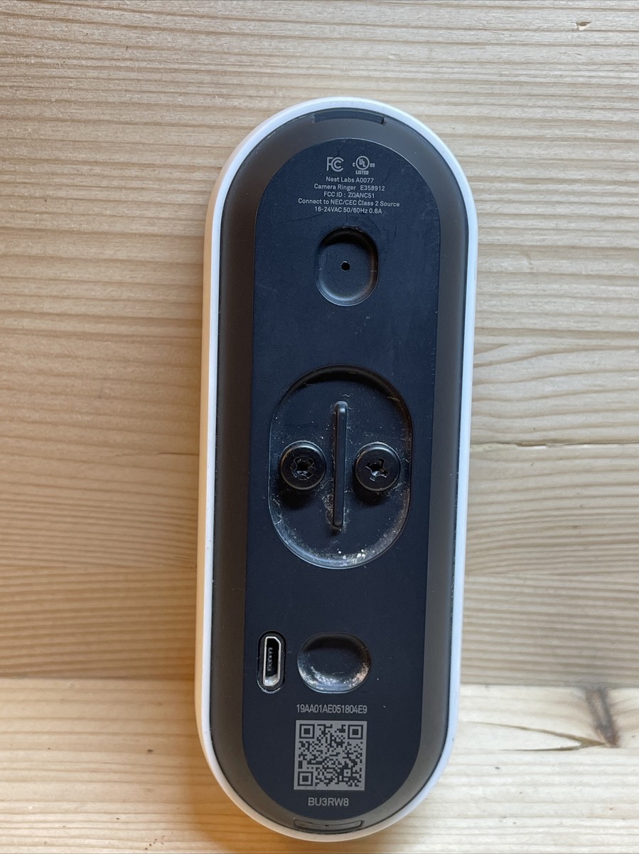 Google Nest Hello Video Doorbell A0077 - DOORBELL ONLY - SHIPS