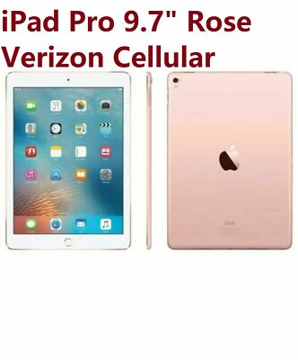 New Apple iPad Pro 9.7inch 32GB Verizon Cellular and WiFi Rose