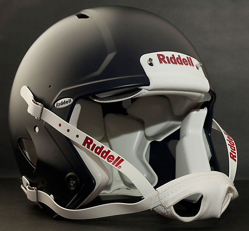 ADULT LARGE Riddell SPEED Football Helmet (MATTE NAVY) with S2BD
