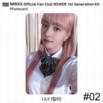 NMIXX Official Fanclub NSWER 1st Generation Kit Photocard ID Photo