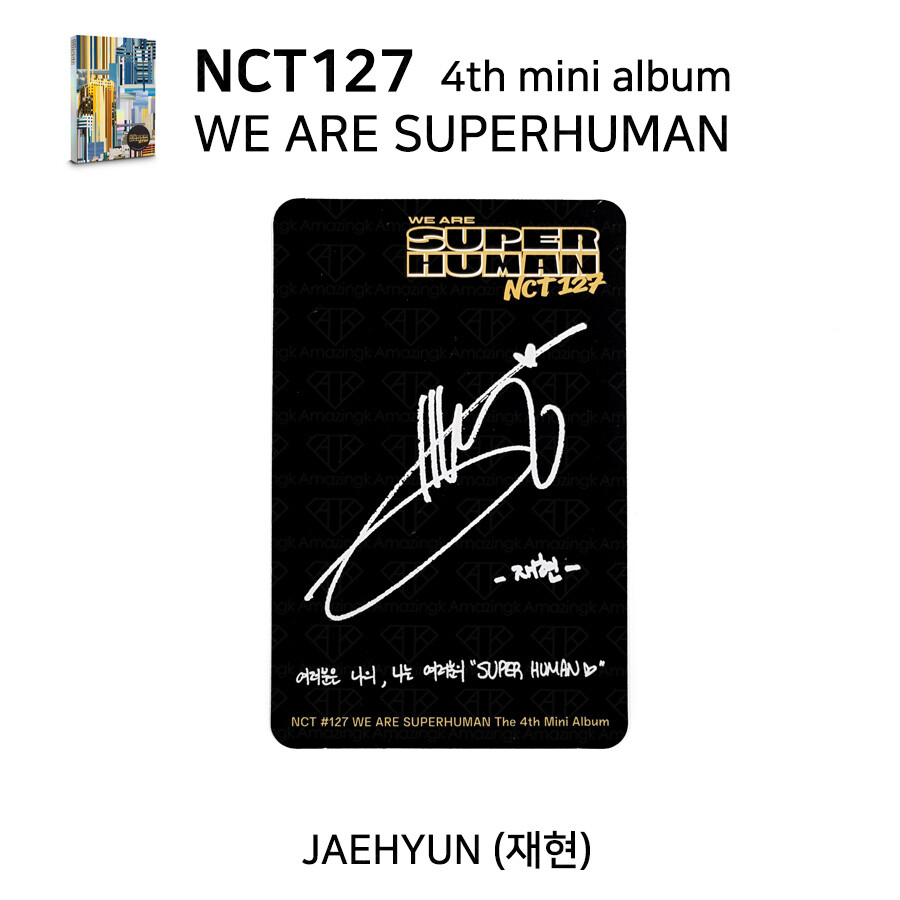 NCT NCT127 4th mini album SUPER HUMAN Official Photocard Member