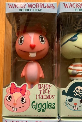 4PCS SET FUNKO HAPPY TREE FRIENDS WACKY WOBBLER RUSSELL FLIPPY