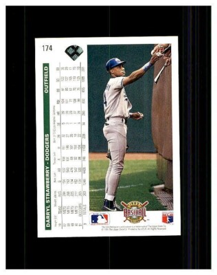 1992 Upper Deck Baseball Card #174 Darryl Strawberry | eBay