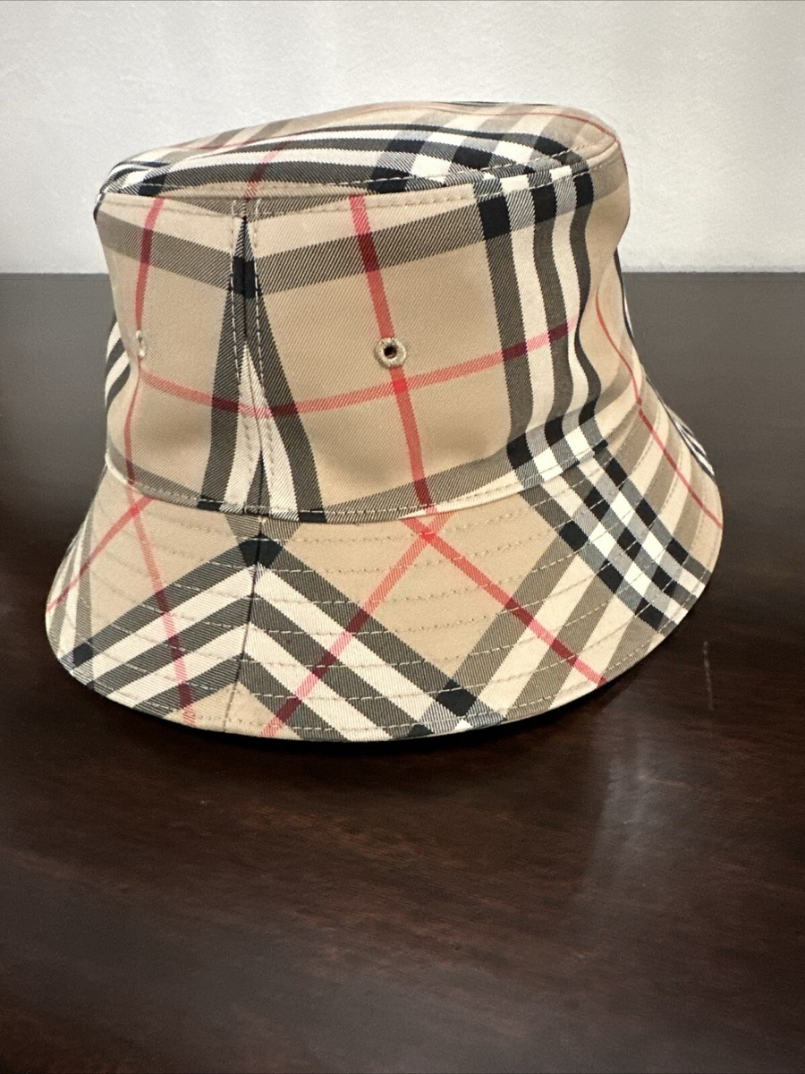 Authentic NEW BURBERRY Kids Beige GABRIEL Check Cotton Blend