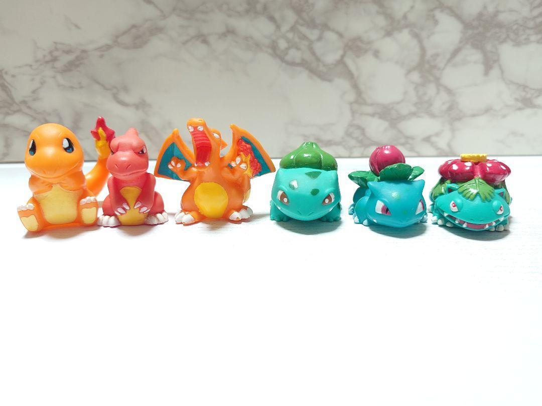 Lot of 11 Vintage 90s Pokemon Kids Mini Figure Kanto Starter
