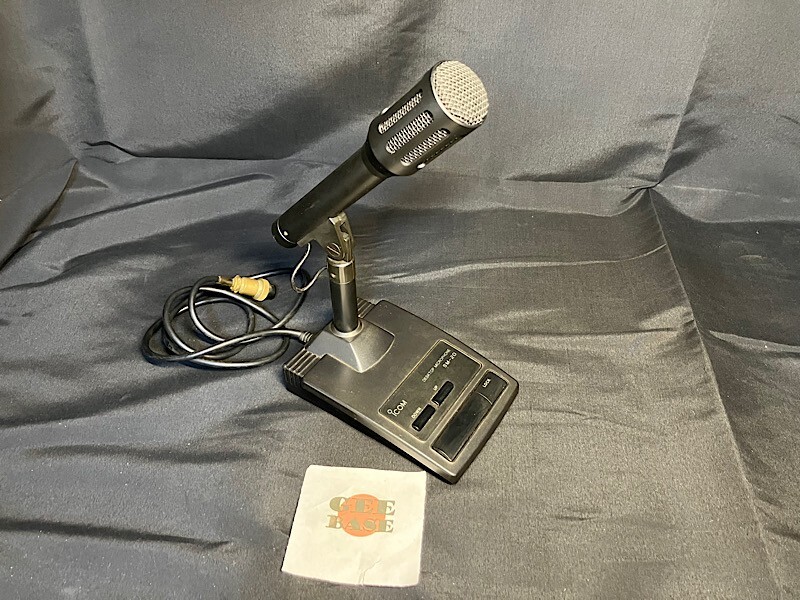 Icom SM-20 Desktop Stand Microphone Amateur Ham Radio Good Working