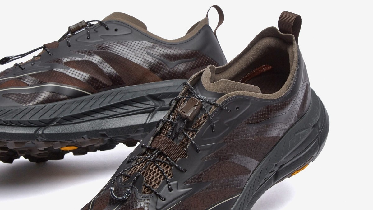 Satisfy × Hoka Mafate Speed 4 Lite Coffee 1157050-COFF Men's Size