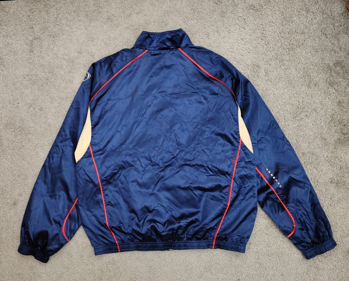 2001-02 Arsenal Fc Nike Track Jacket Football Gunners SIZE SMALL