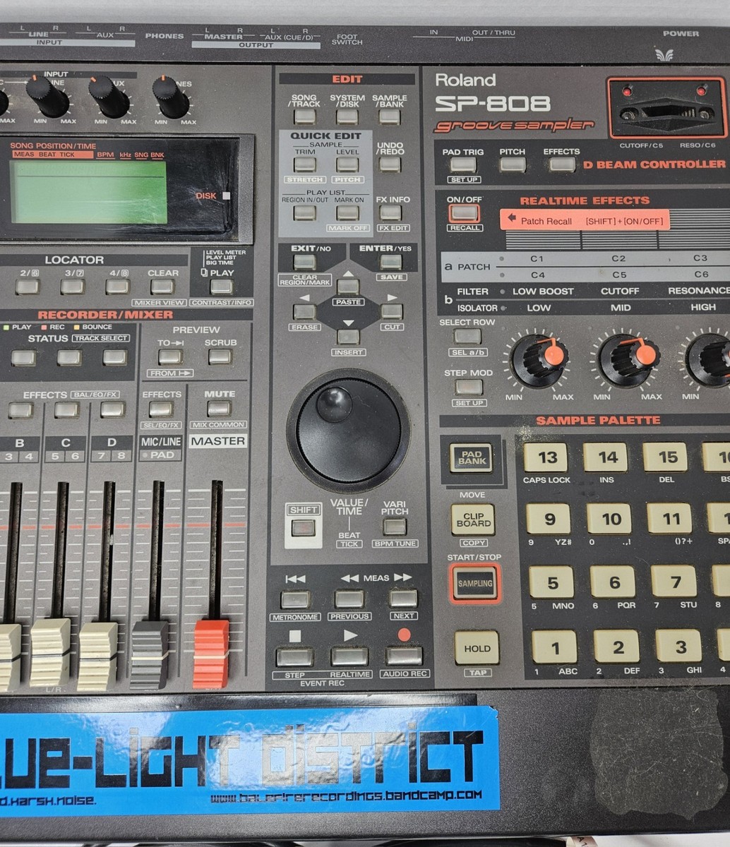 Roland SP-808 Groove Sampling Machine Recorder Groove Sampler Drum