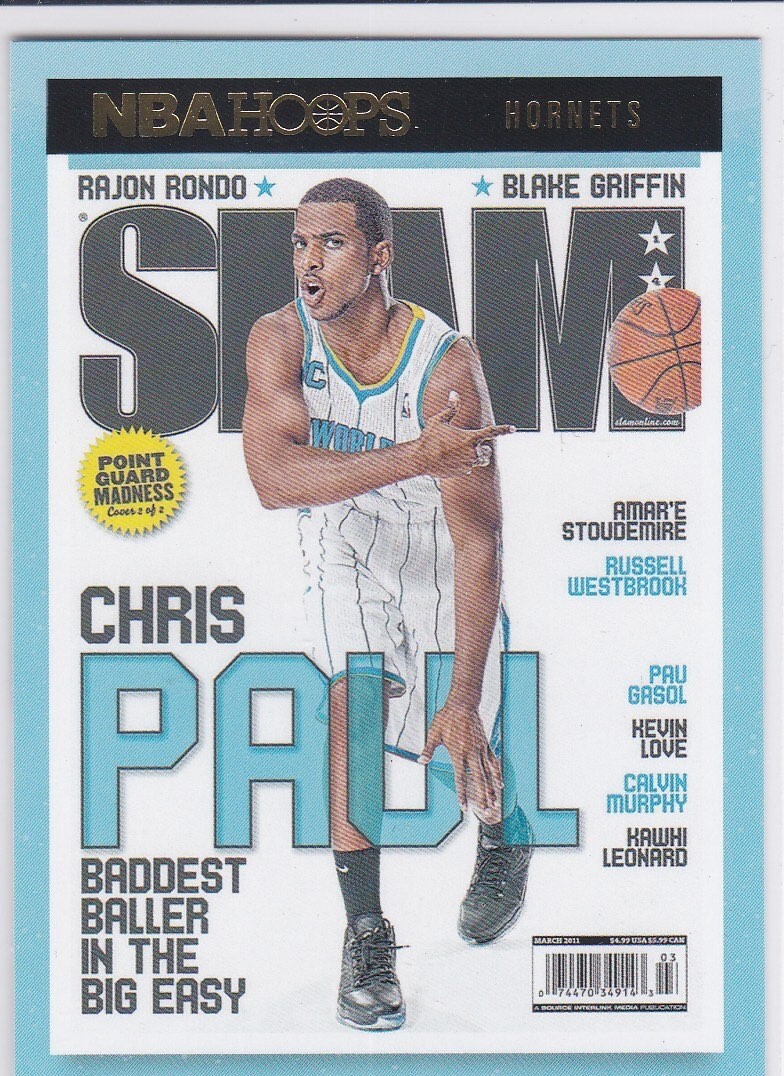 CHRIS PAUL 2021-22 Panini NBA Hoops SLAM MAGAZINE Basketball Card