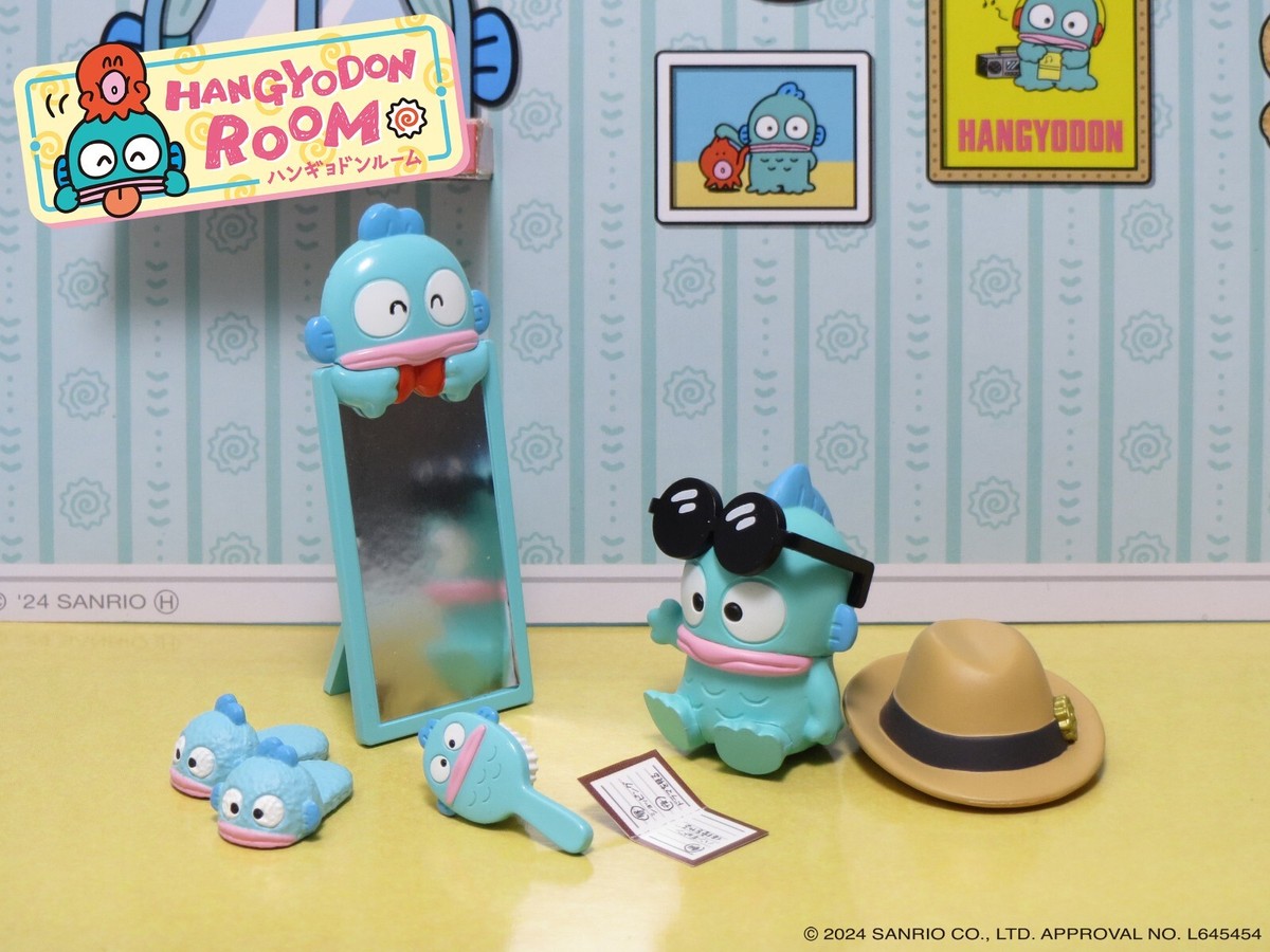 Re-Ment Miniatures Sanrio Hangyodon Room Furniture Set Rement | eBay