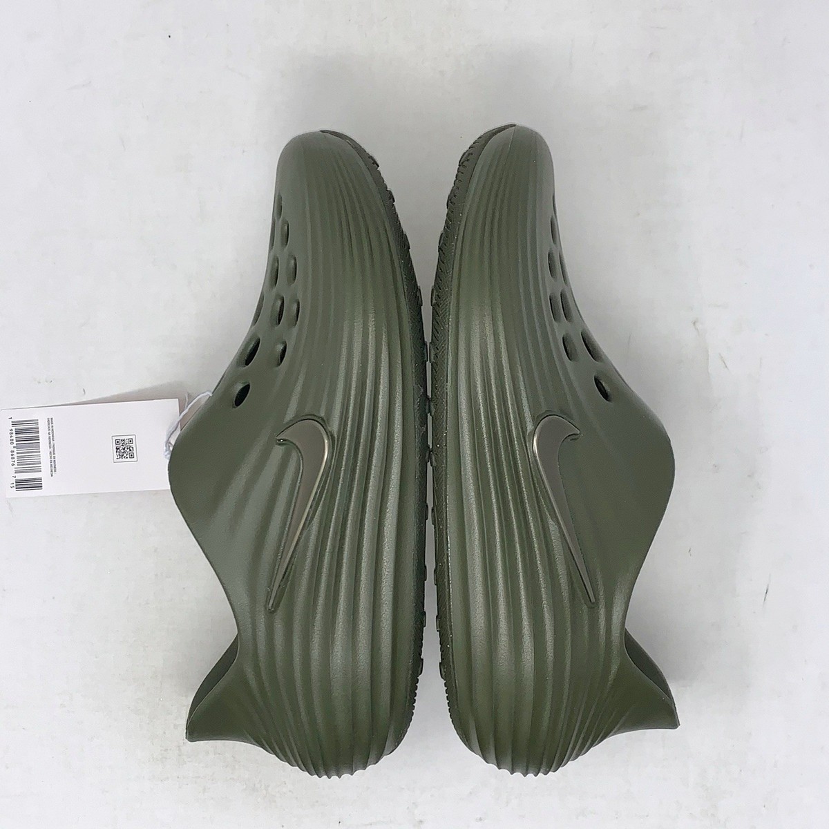 Nike ReactX Rejuven8 Olive Green Clog Slipper Sandal Sneakers