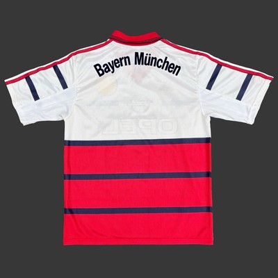 Bayern Munich 1998 1999 90s Vintage Adidas Rare Away Opel Soccer