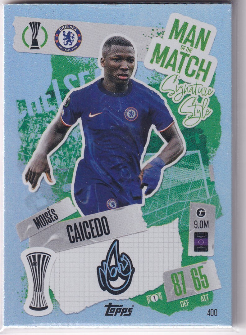 Topps Match Attax Champions League 24/25 No. 400 Moises Caicedo