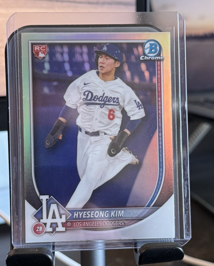 2025 Bowman Chrome Hyeseong Kim Red Rookie Redemption #91 Los