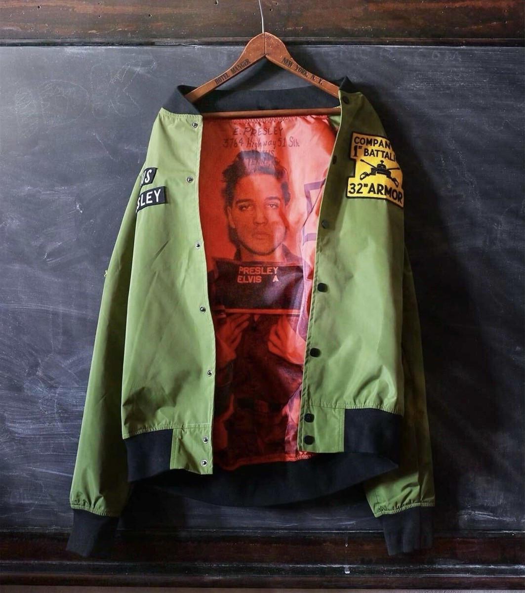 Elvis Presley Roots Of Fight Military Stadium Jacket XXL New With