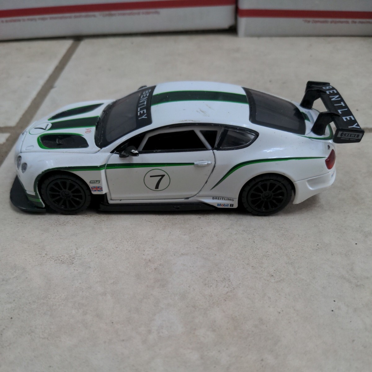Metal Speed Zone 1:32 Bentley Continental GT3 #7 Race Car Diecast