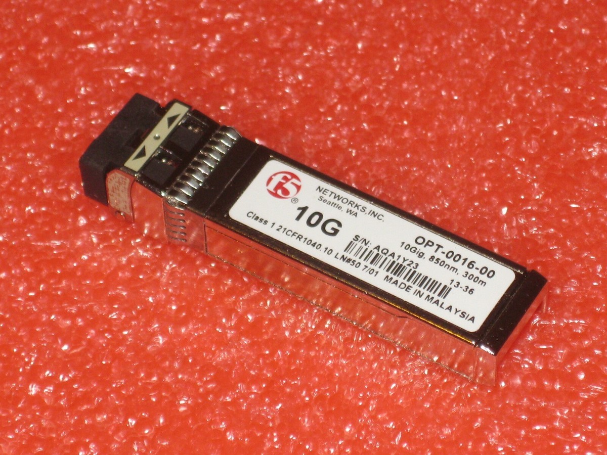 Genuine F5 Networks 10G OPT-0016-00 F5-UPG-SFP+-R 10GBASE-SR SFP+