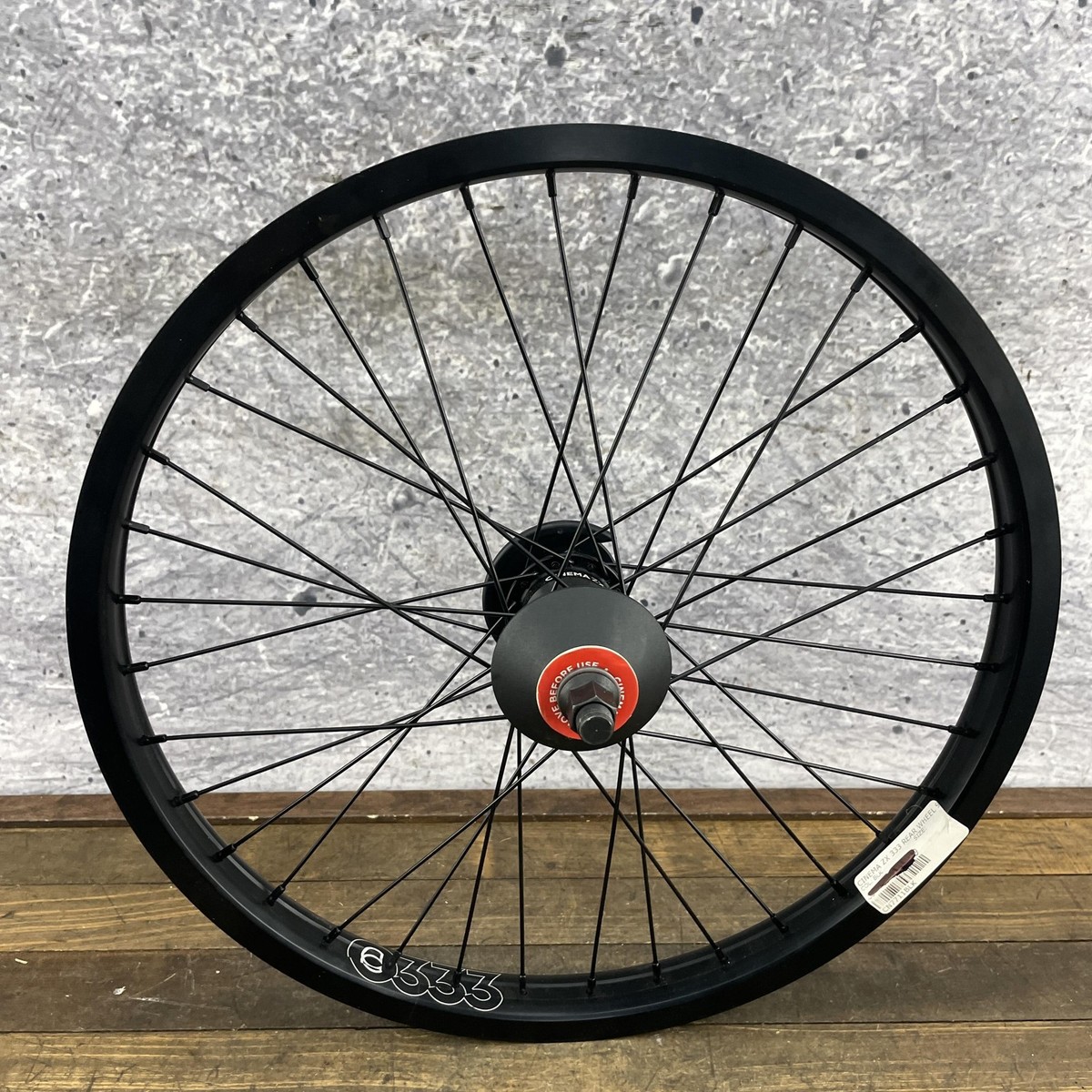 Cinema ZX 333 BMX Rear Wheel 9T Cassette 14mm Axle Hub Guards