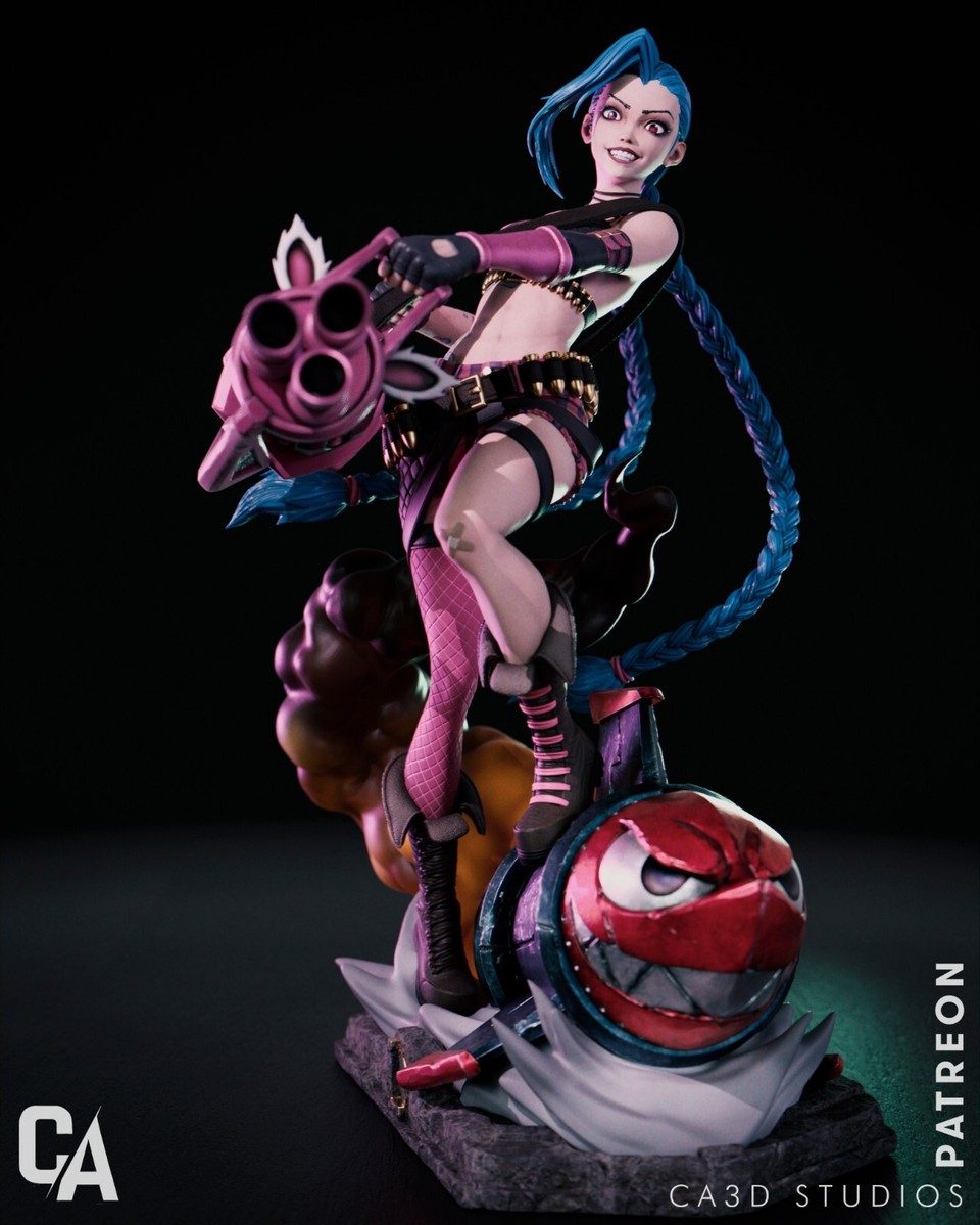 Jinx Figure 1/6 Scale Resin Model Garage Kit (CA3D) | eBay