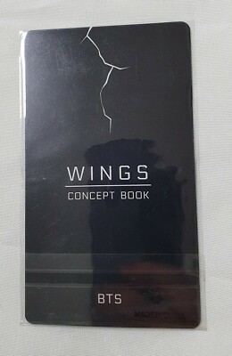 BTS Wings Concept Book Official Lenticular Photo Card All Member