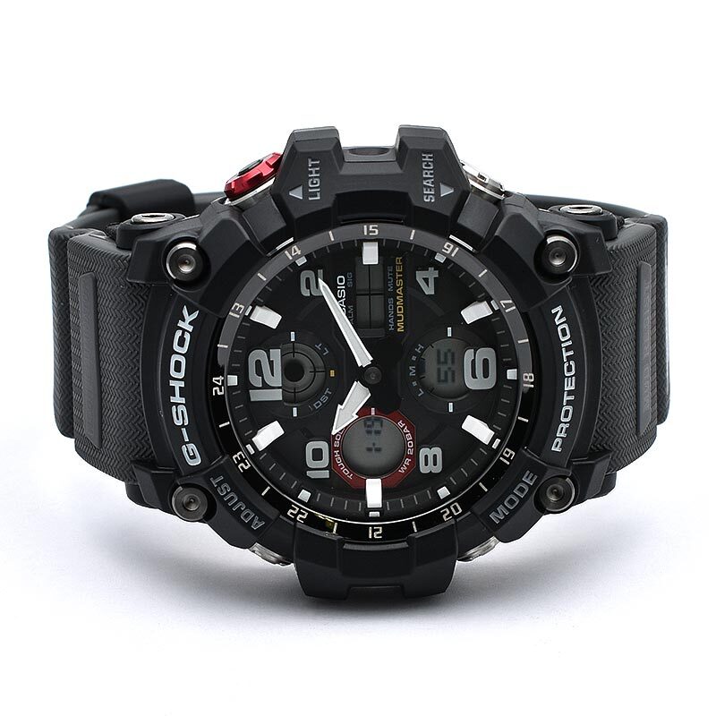 CASIO G-SHOCK MUDMASTER GWG-100-1A8JF Radio Solar Watch Black 54.9
