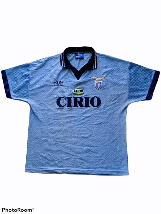 Vintage 1996 / 97 Lazio Home Jersey Nesta Umbro Cirio | eBay