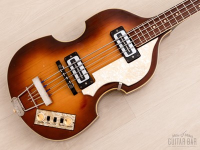 1974 Hofner 500/1 Beatle Bass Vintage Violin Bass w/ Blade Pickups