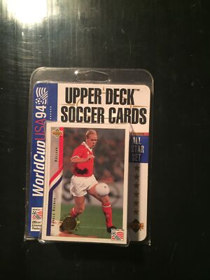 Vintage 1994 UPPER DECK Soccer World Cup USA All Star 50 Trading