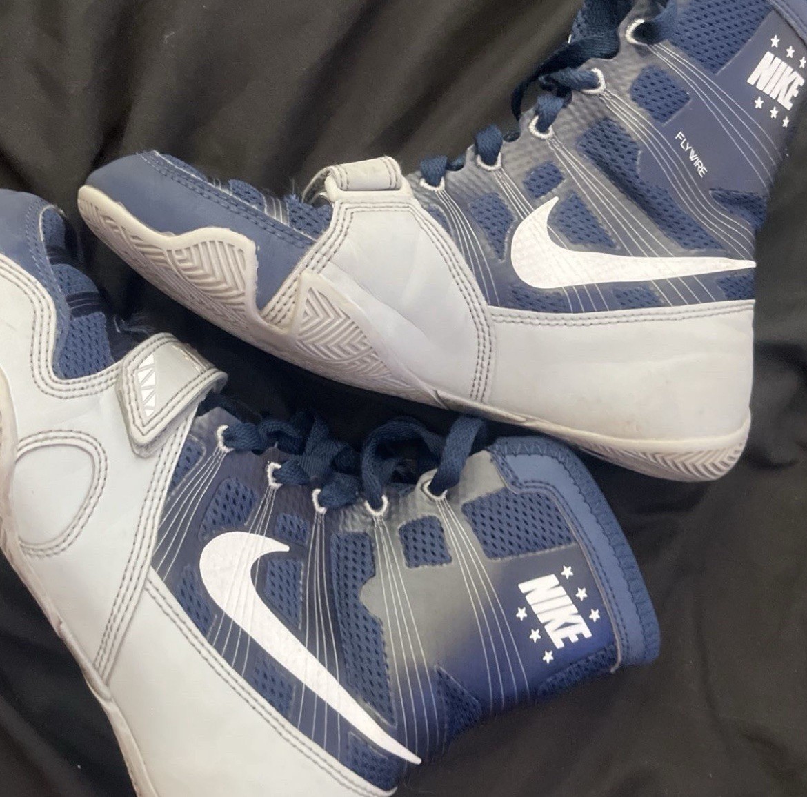 Nike HyperKO Limited Edition Boxing Shoes - Midnight Navy/White