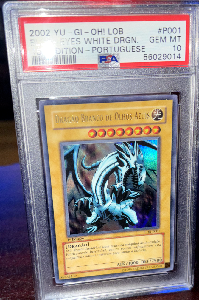 Blue Eyes White Dragon LOB First Edition PSA 10 Gem Mint