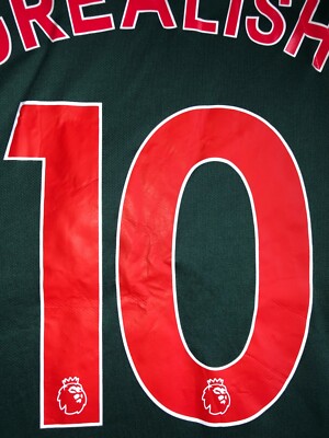 RARE Aston Villa 2019-2020 third football shirt #10 Grealish size