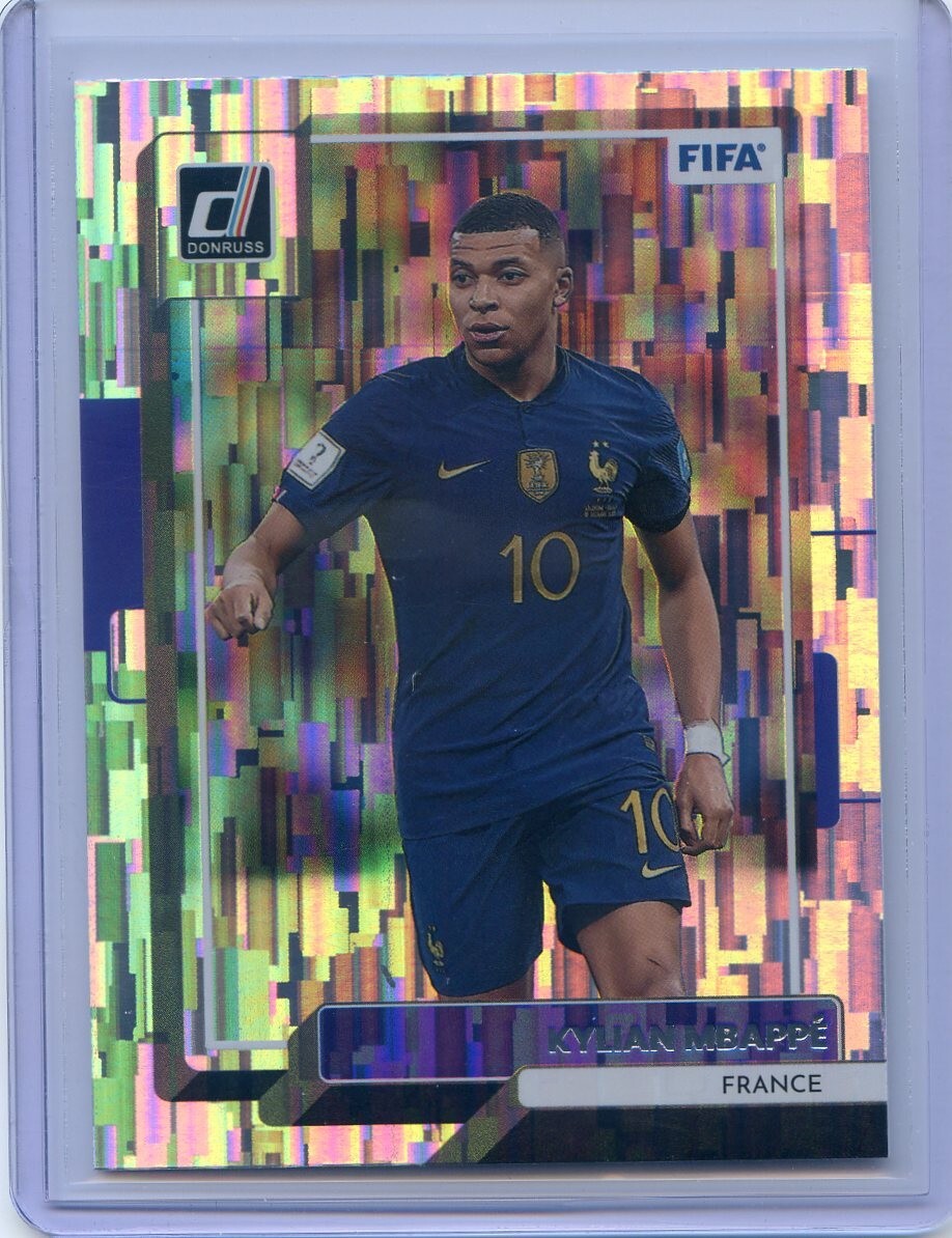 2022-23 Donruss FIFA Soccer KYLIAN MBAPPE CARD #51 SILVER PARALLEL