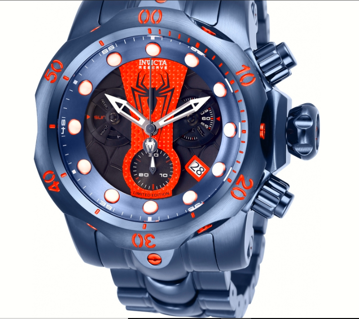 BRAND NEW!! Marvel Spiderman Invicta Venom-Model 26064 - L.E.-350