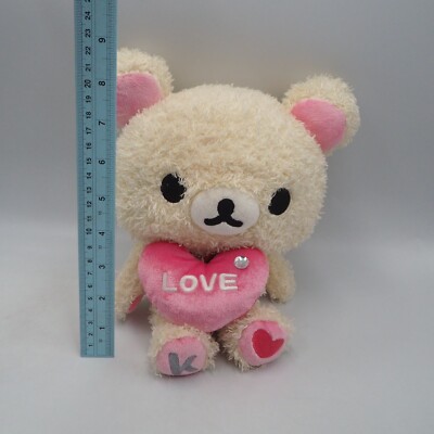 Rilakkuma MC0607 Korilakkuma Love Heart San-x Plush 9