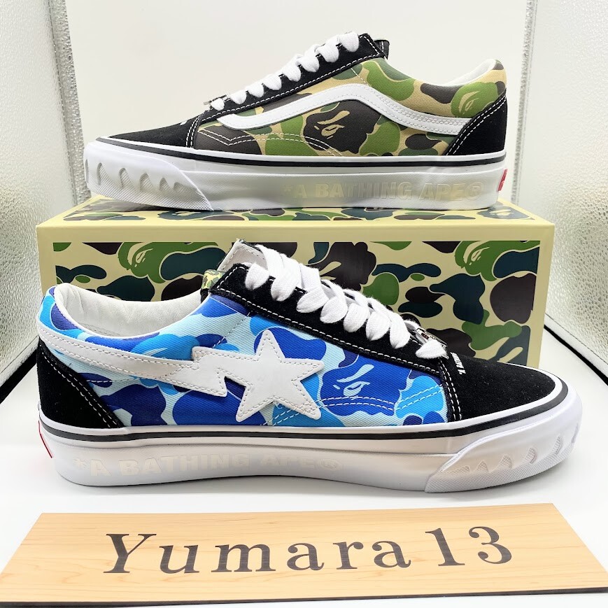 A Bathing Ape Vans LX Old Skool Camo 1K73-191-920 Men's Size | eBay