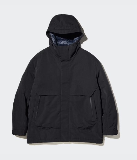Uniqlo Jil Sander +J Hybrid Down Parka Men New Beautiful Black XL