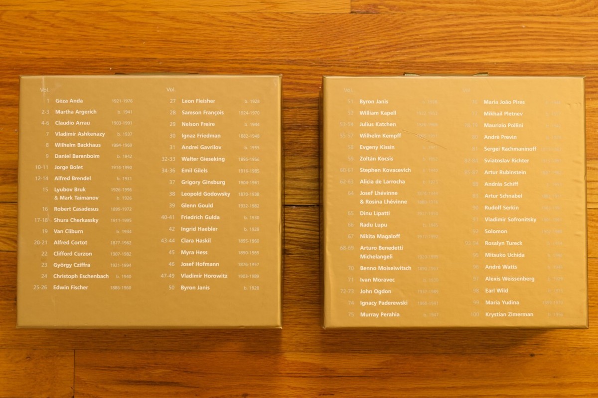 Great Pianists Of The 20th Century The Complete Edition 200 CD Set