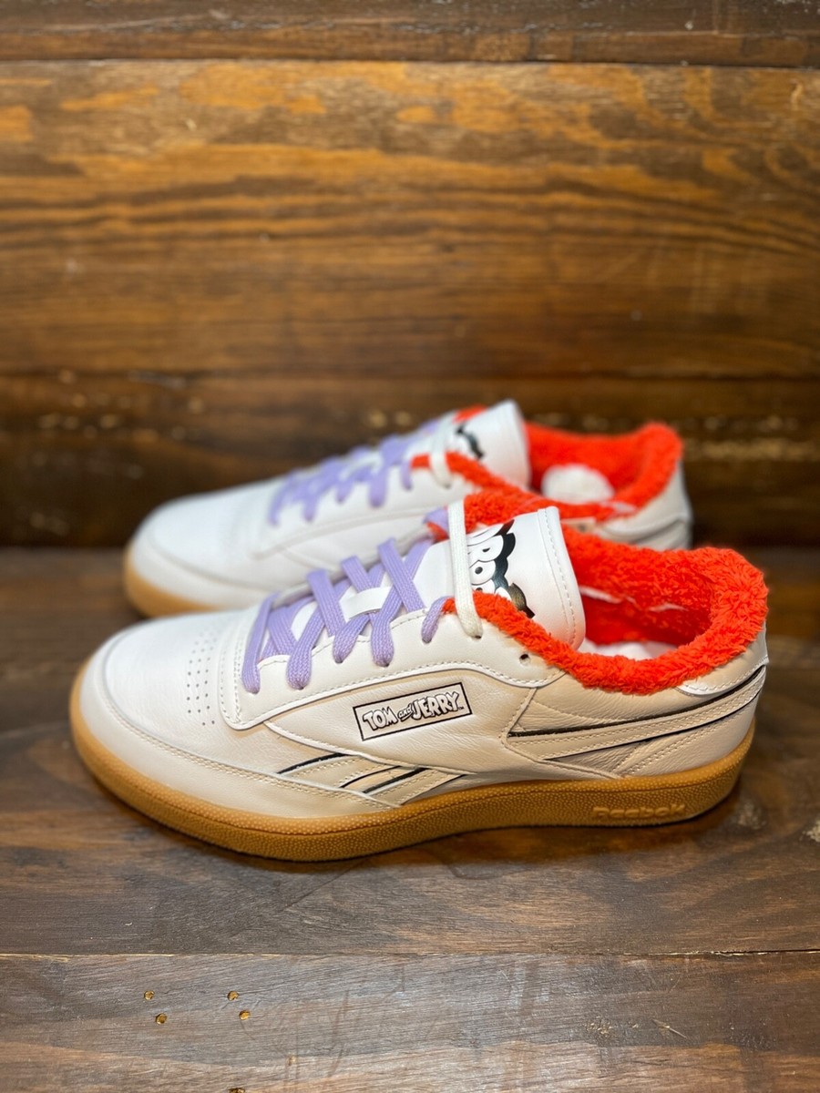 NEW Reebok Club C Revenge TOM AND JERRY DROOPY White Mens Classic