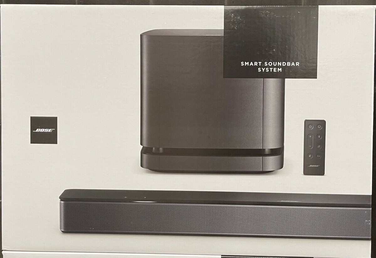 Bose Smart Soundbar 300 & Bass Module 500 Subwoofer Bluetooth