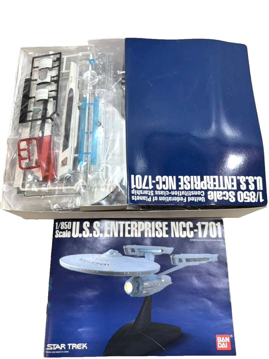 BANDAI STAR TREK 1/850 U.S.S. Enterprise NCC-1701 Plastic Model
