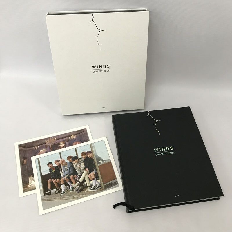 BTS Wings Concept Book making Photo Bangtan Boys kpop BIGHIT MUSIC